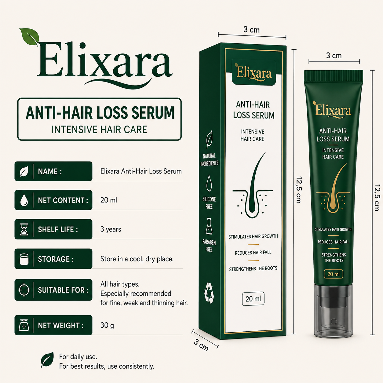 ELIXARA — Intensive Hair Growth Serum